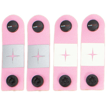 BLACKSIRIUS Tactical Click Ausrüstungsreflektoren rosa