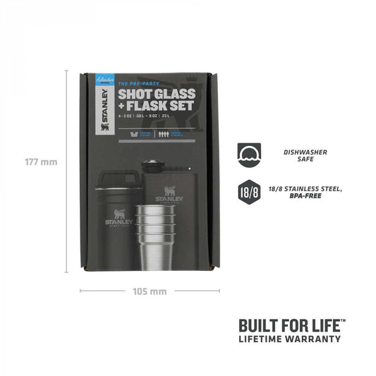 Stanley Adventure Shot & Flask Gift Set 236 ml matte black