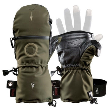 The Heat Company Shell Winterhandschuh oliv