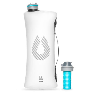HydraPak Seeker+ Trinkflasche 3L inkl. Wasserfilter clear