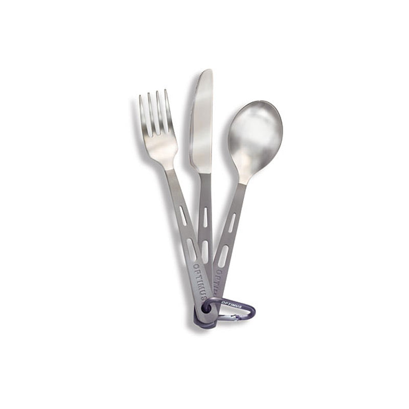 Optimus Titan Besteck-Set mit Karabiner