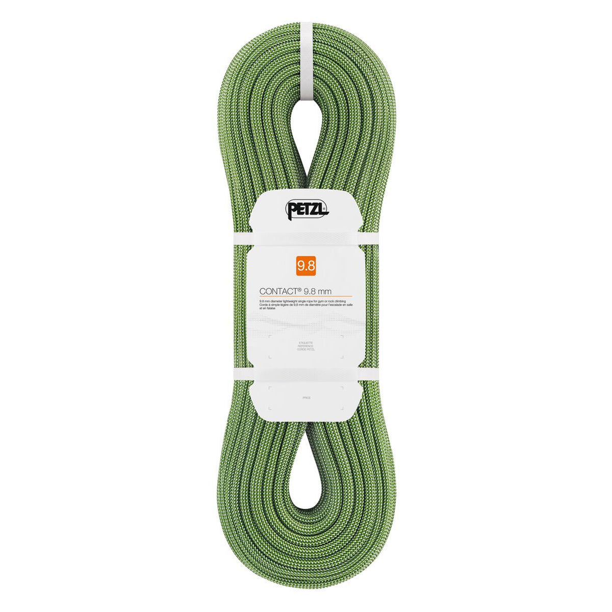 Petzl CONTACT 9,8 mm Kletterseil 80 m grün