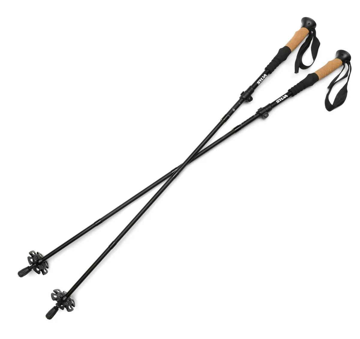 SILVA Trekkingstöcke Aluminium Z-fold black