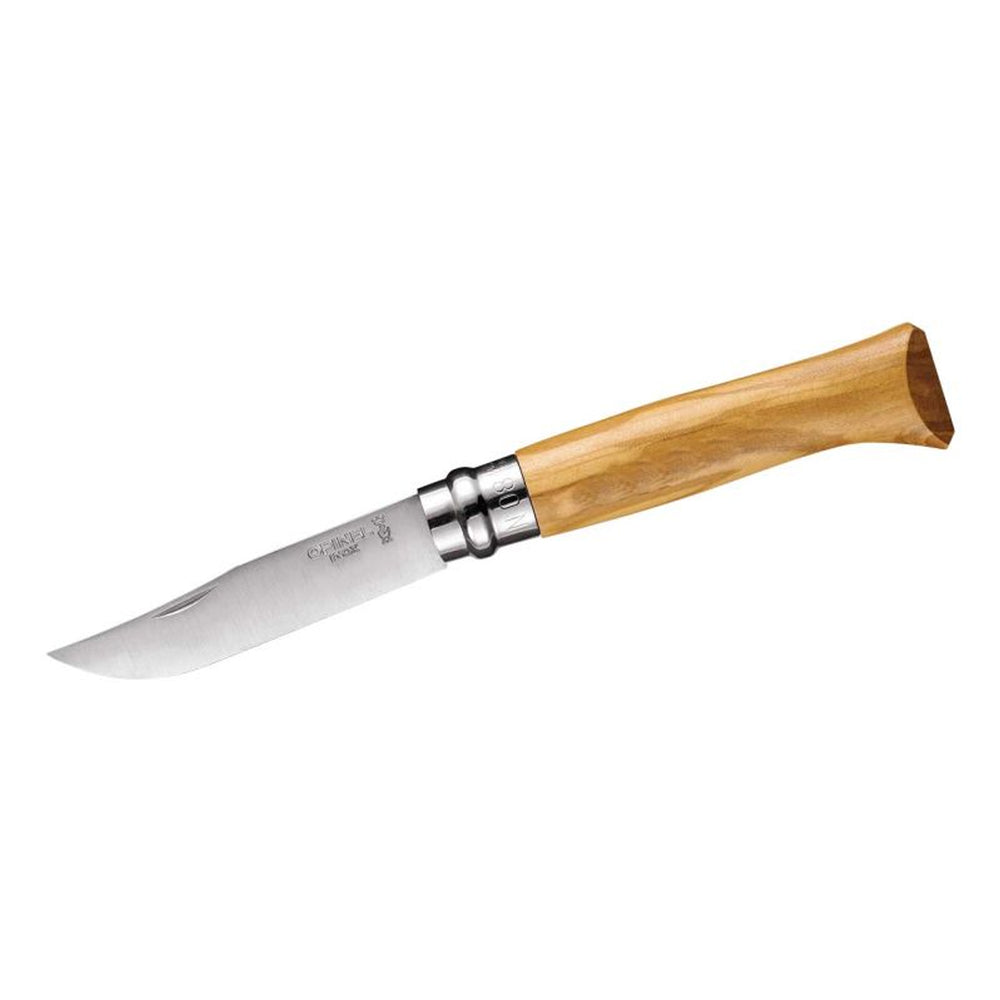 Opinel No.08 Taschenmesser Olivenholz