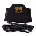 Outdoor Concepts Harzer Sitzmöbel Campingstuhl schwarz