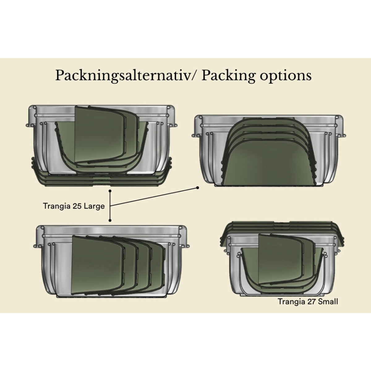 Trangia Nest Plate Teller grau