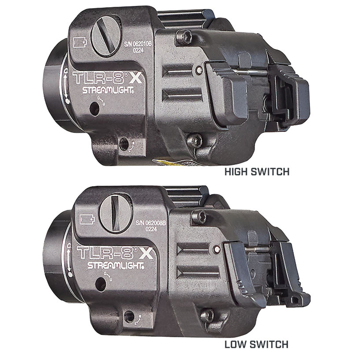 Streamlight TLR8 X Waffenlicht + Rot-Laser