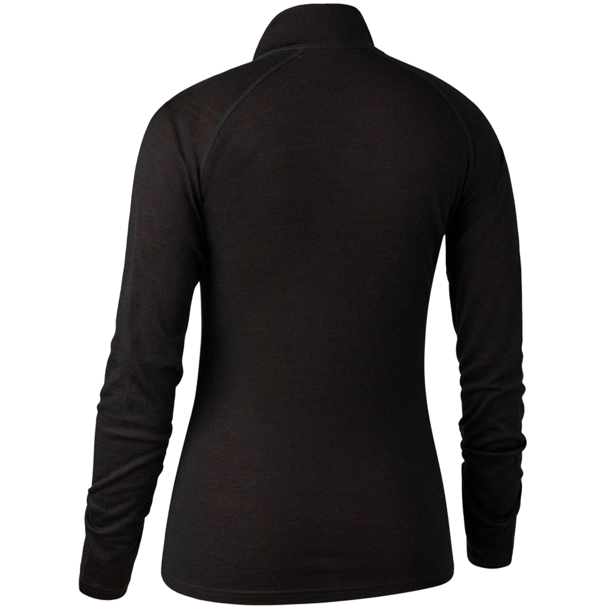 Deerhunter Lady Quinn Merino Unterhemd mit Zipper black oak