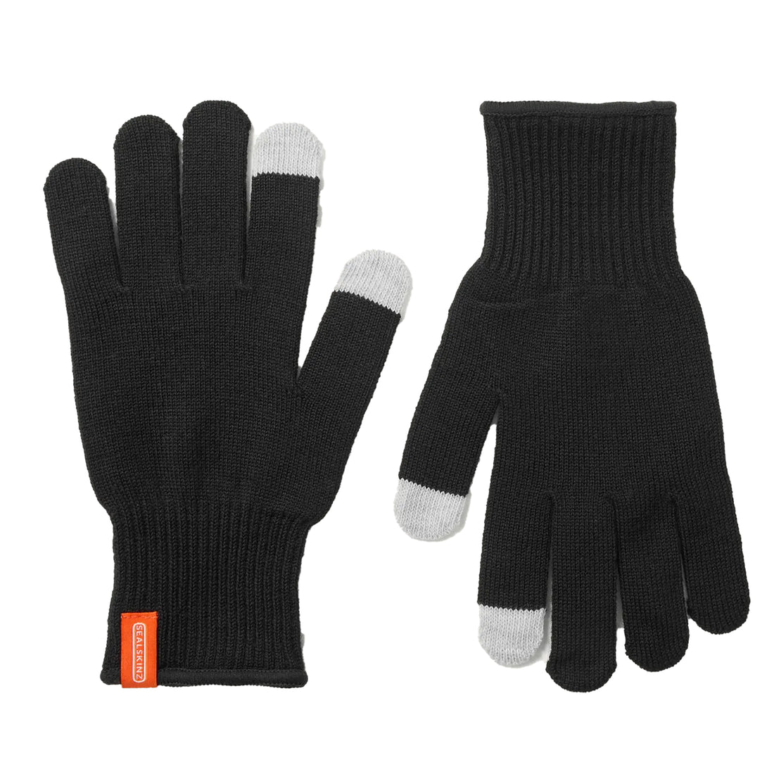 SealSkinz Hanworth Merino Strickhandschuhe black