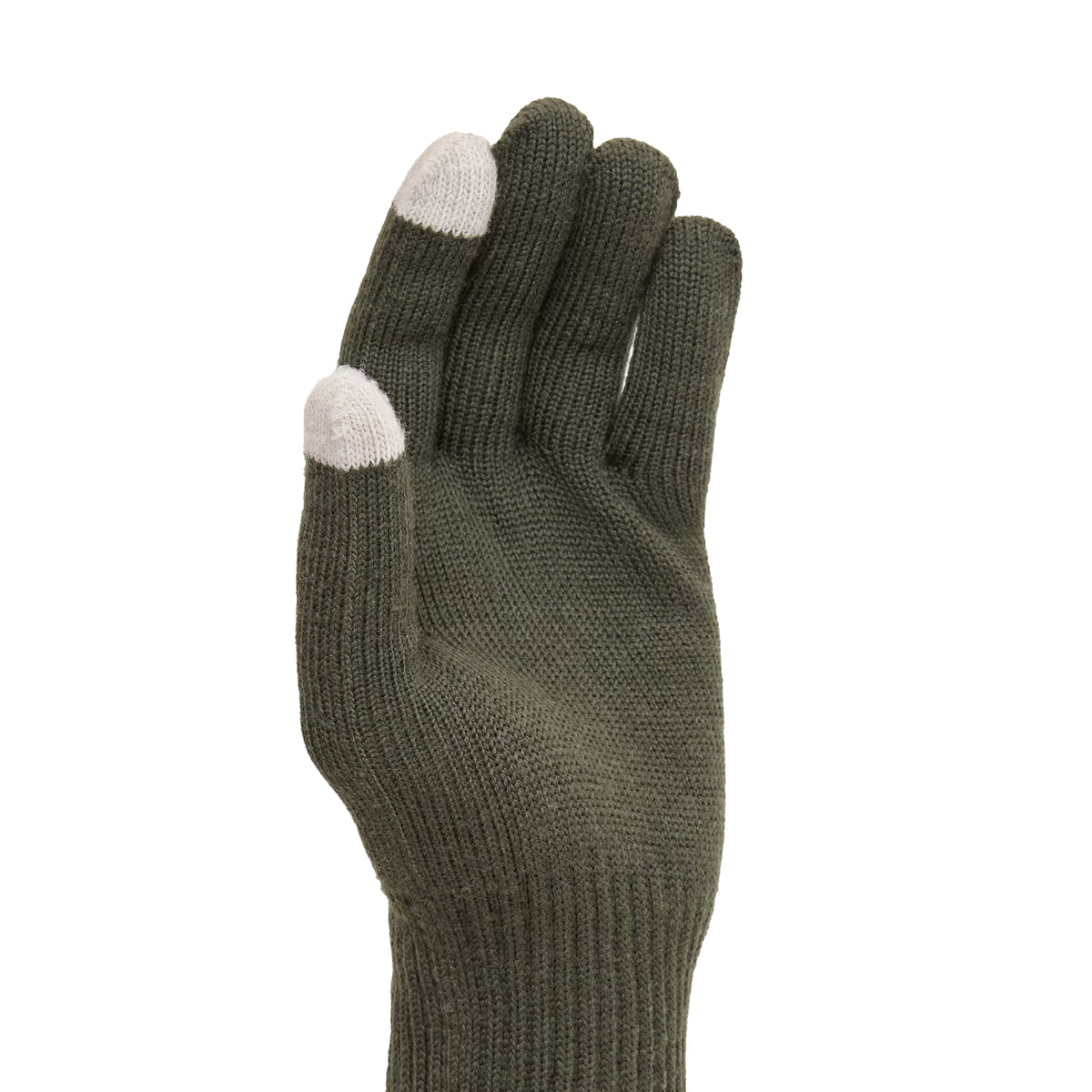 SealSkinz Hanworth Merino Strickhandschuhe oliv