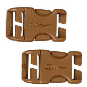 Berghaus Berg Buckle 25mm Reparaturschnalle (2 pcs) earth brown