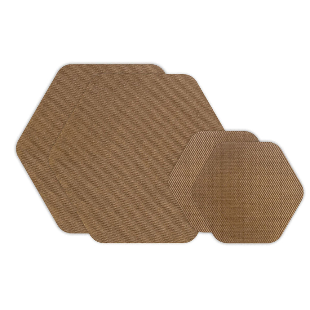 Gear Aid Tenacious Tape Hex Patches Reparatur Flicken (4 Stück) coyote