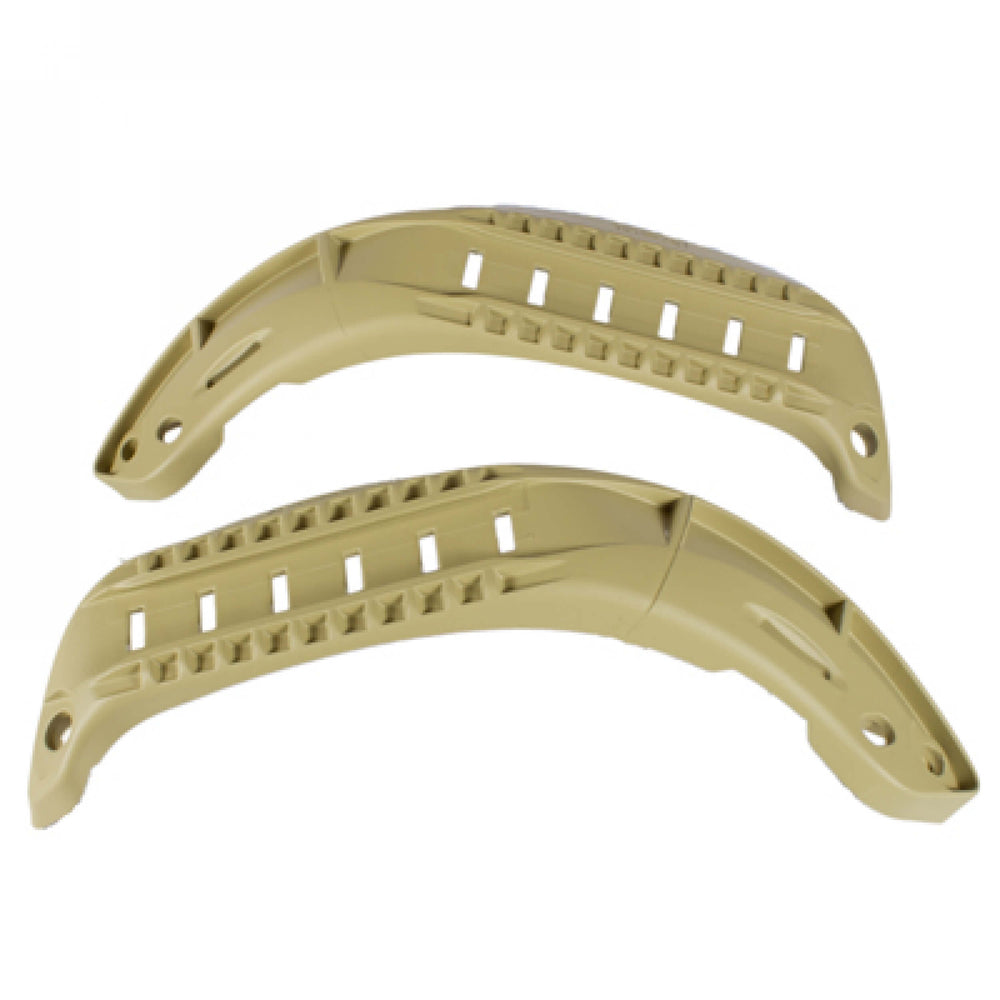 HCS Side Rail Set for Special Forces and Gunfighter Helmets, Sand