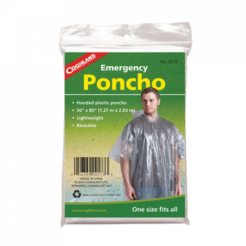 Coghlans Emergency Emergency Poncho transparent