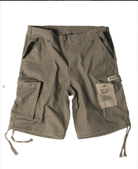 Mil-Tec Paratrooper Shorts Prewash oliv - 3XL