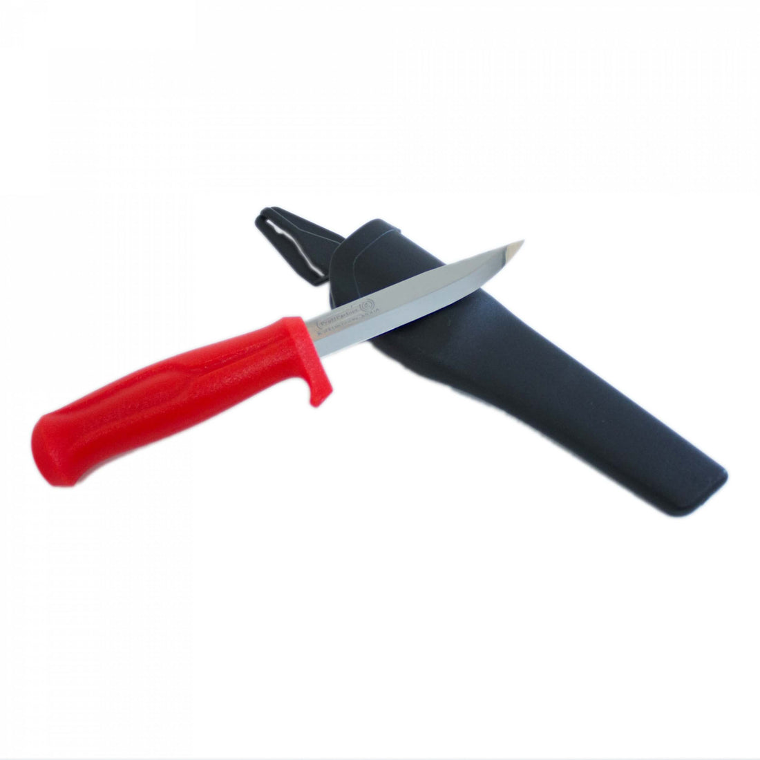 Morakniv Craftline belt knife carbon red