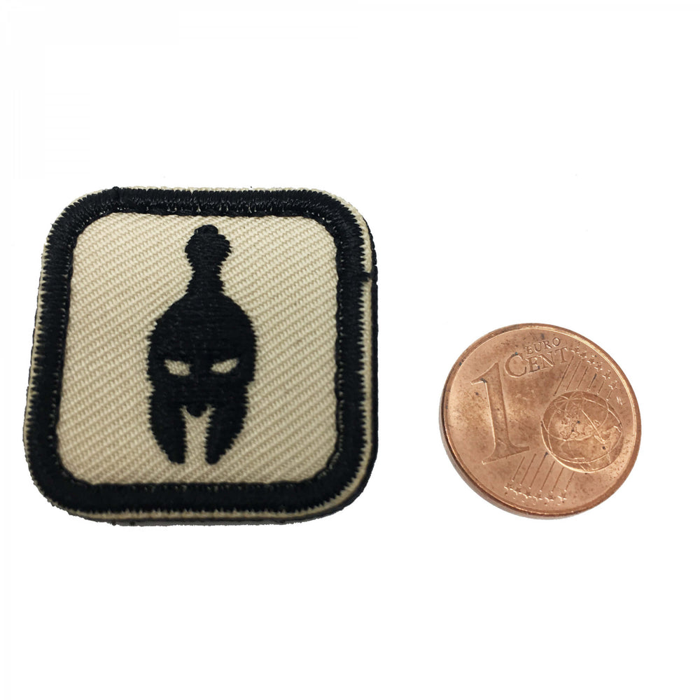 Molon Labe helmet patch coyote/black