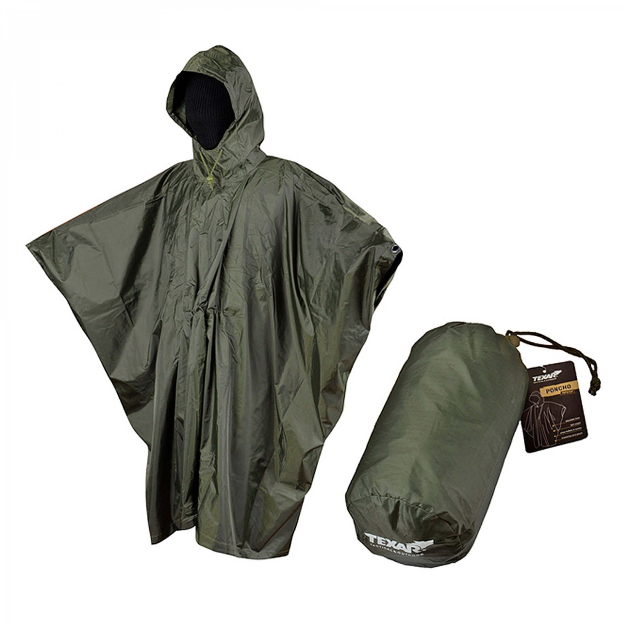 Texar Poncho Ripstop Olive