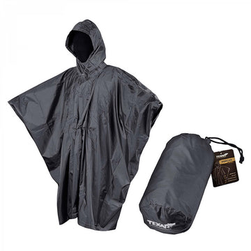 Texar Poncho Ripstop Black