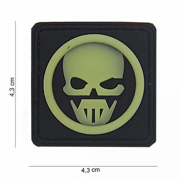 101 inc 3D Rubber Patch Ghost glow in the dark