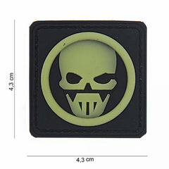 101 inc 3D Rubber Patch Ghost glow in the dark