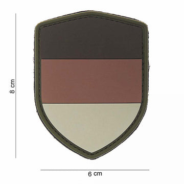 101 inc 3D Rubber Patch Shield German desert