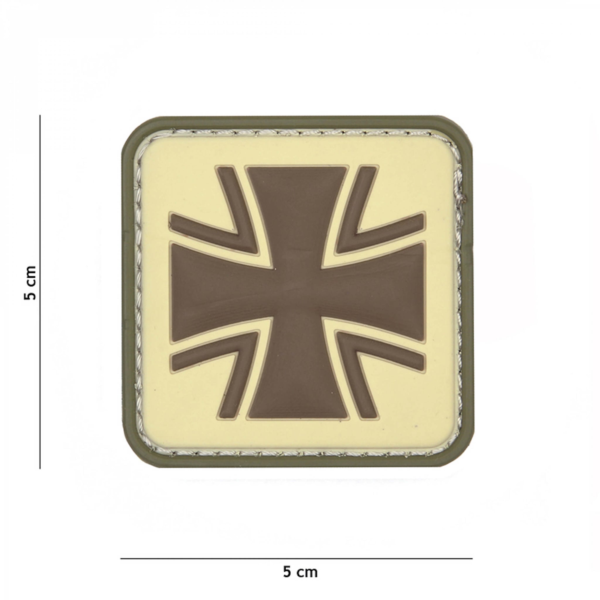 101 inc 3D Rubber Patch German Cross Coyote