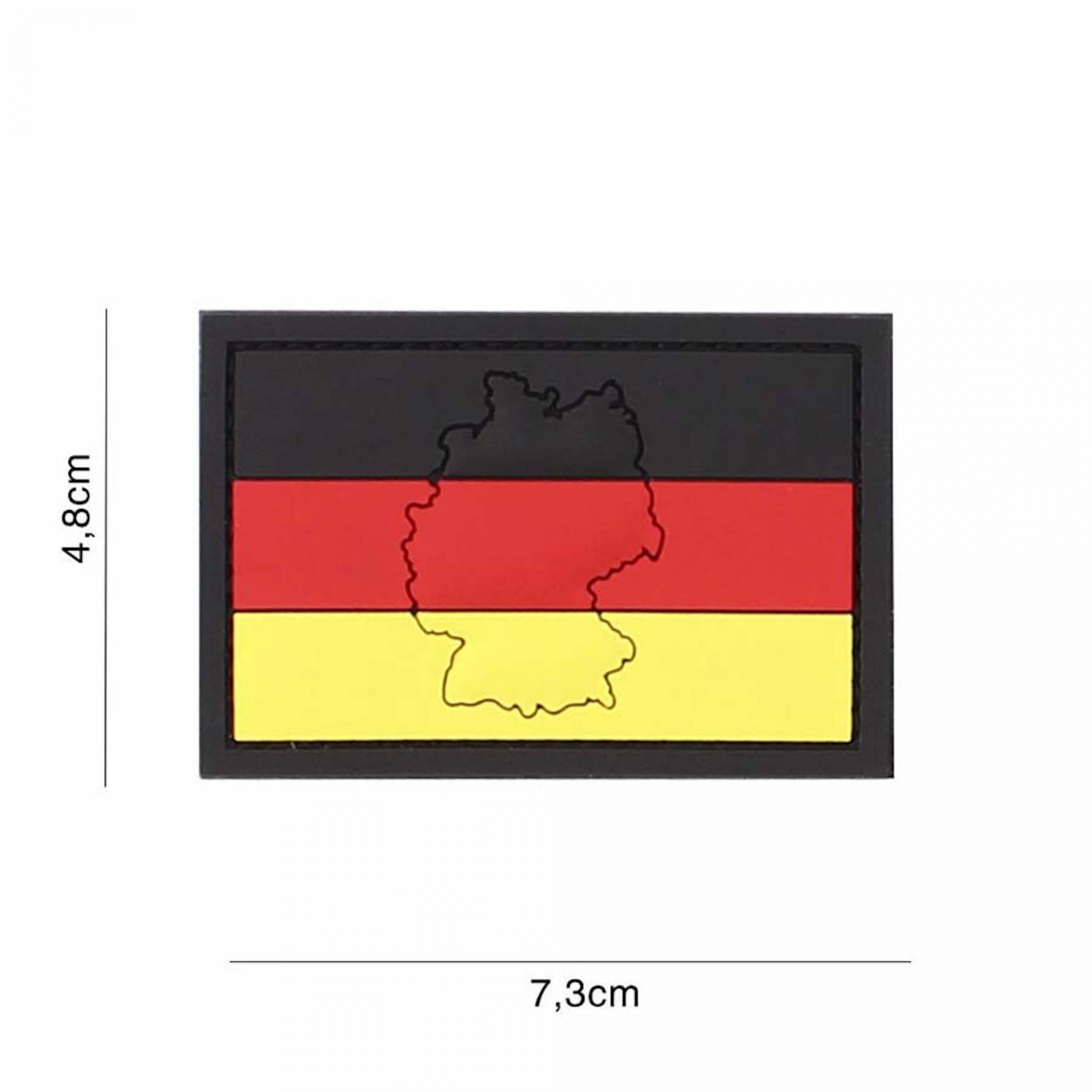 101 inc 3D Rubber Patch Germany mit Contour