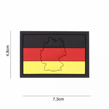 101 inc 3D Rubber Patch Germany mit Contour