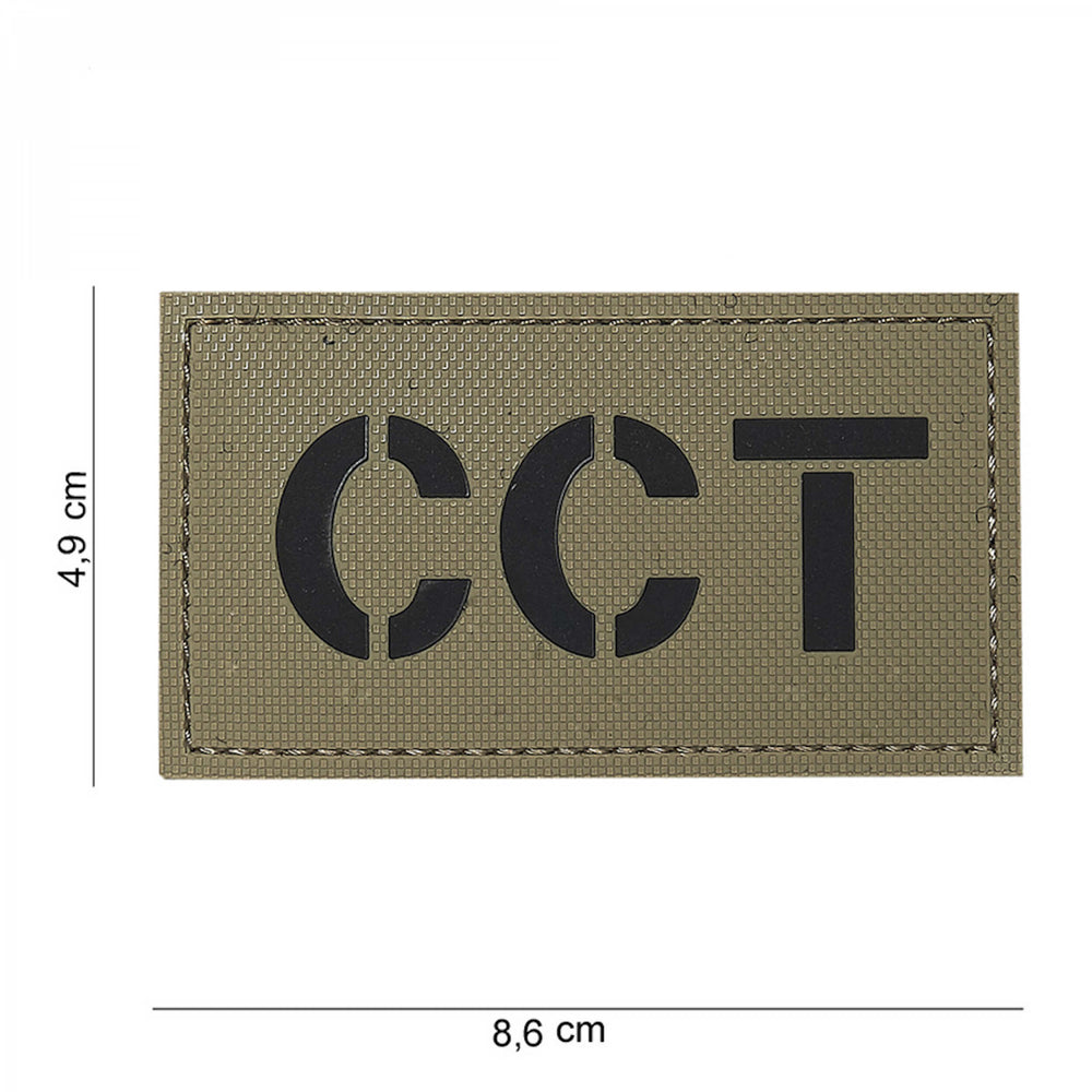 101 inc 3D Rubber Patch CCT Combat Controller coyote
