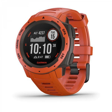 Garmin Instinct Hellrot/Schiefergrau