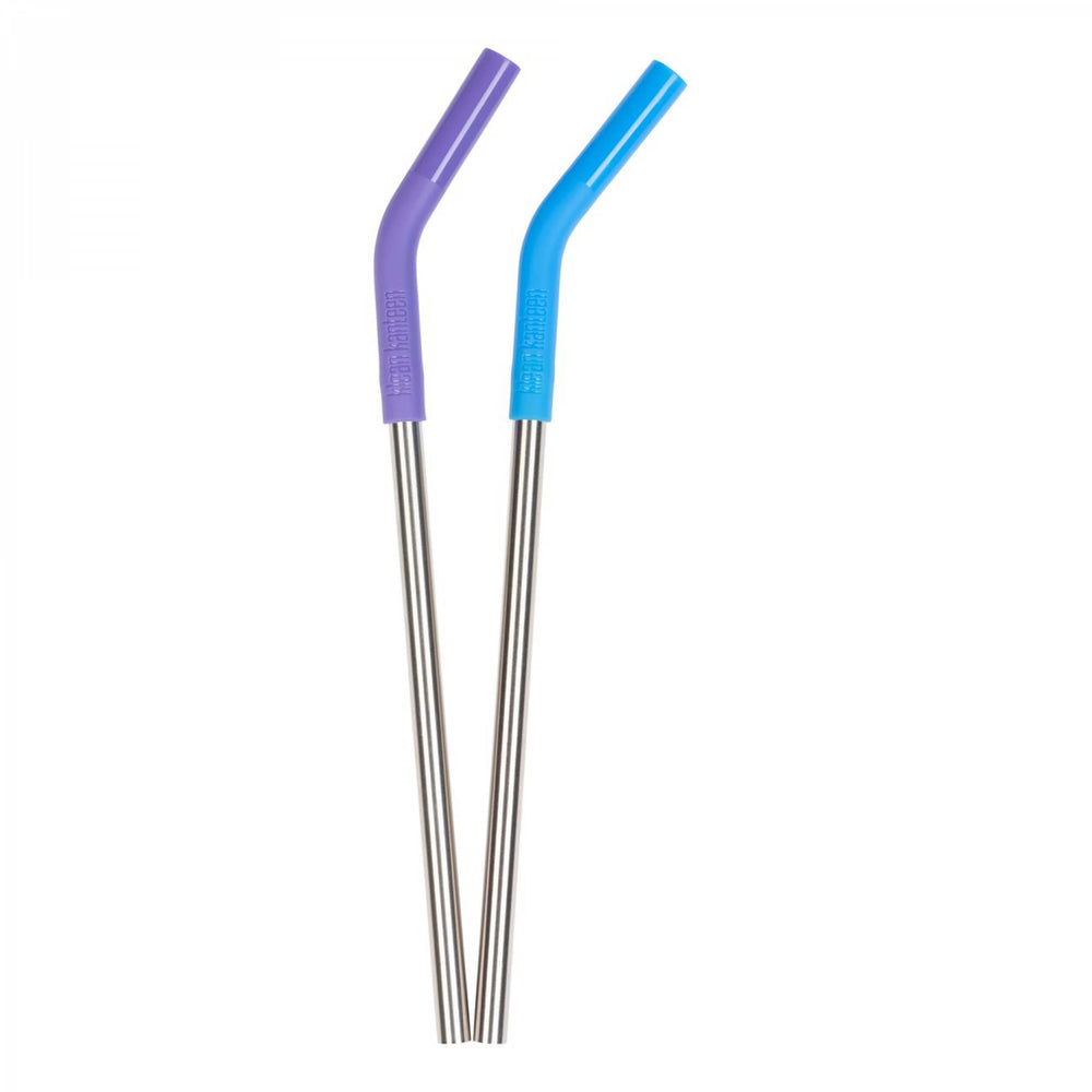 Klean Kanteen stainless steel drinking straws 8mm set of 2