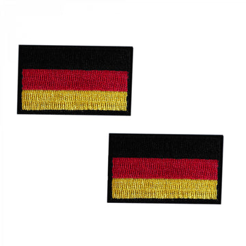 Germany Flag Fabric Patch, 2 pieces per set, 5x3cm