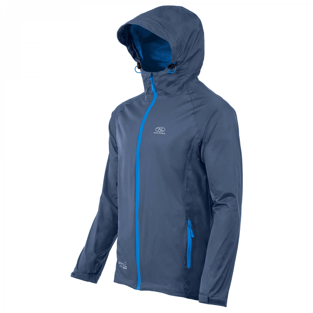 Highlander Stow & Go Packaway Regenjacke navy