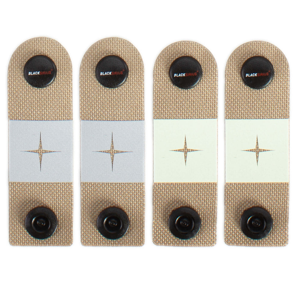 BLACKSIRIUS Tactical Click Equipment Reflectors coyote