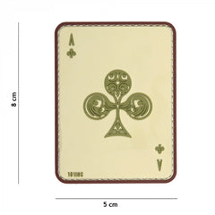 101 inc 3D Rubber Patch Kreuz-Ass coyote