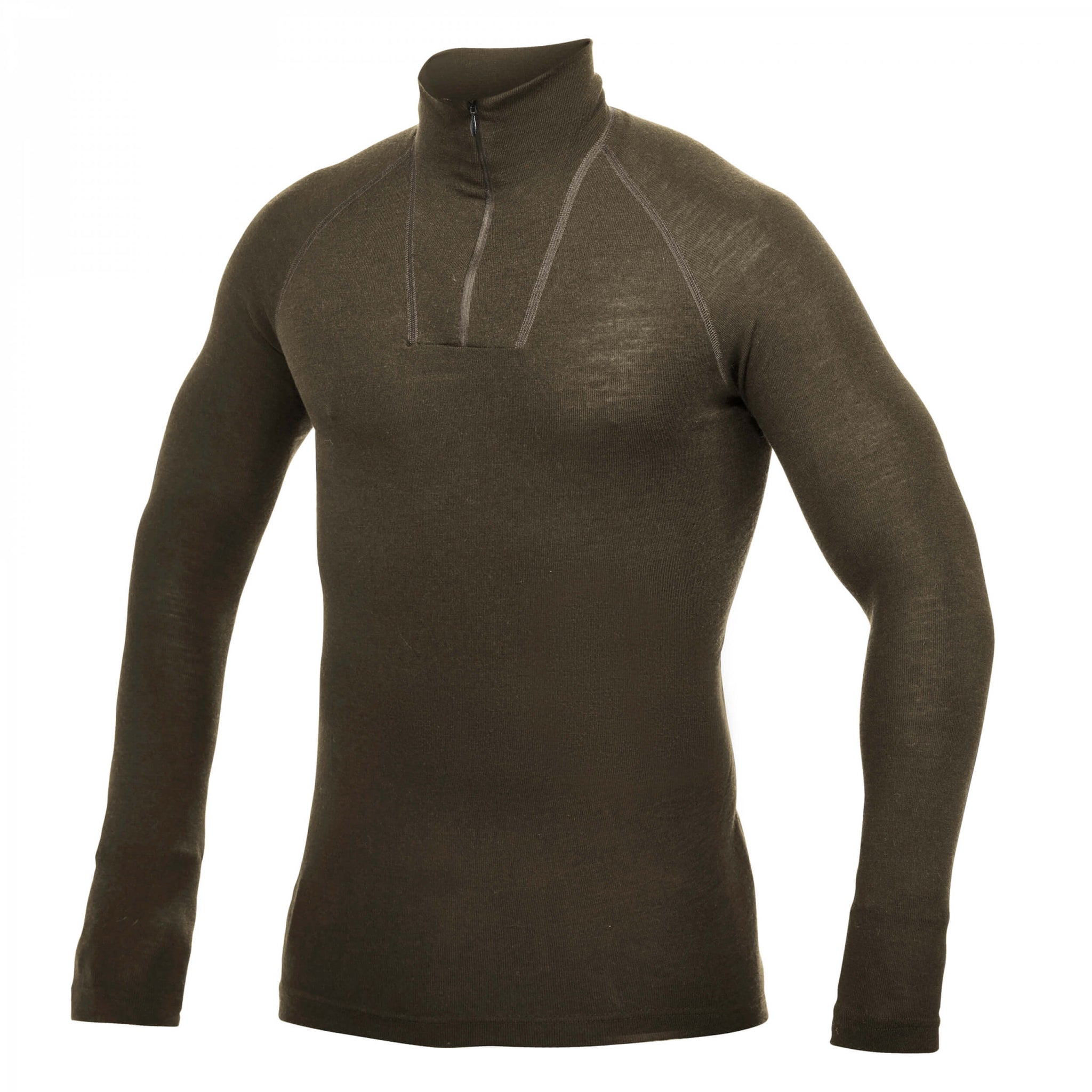 Woolpower Zip Turtleneck LITE pine green