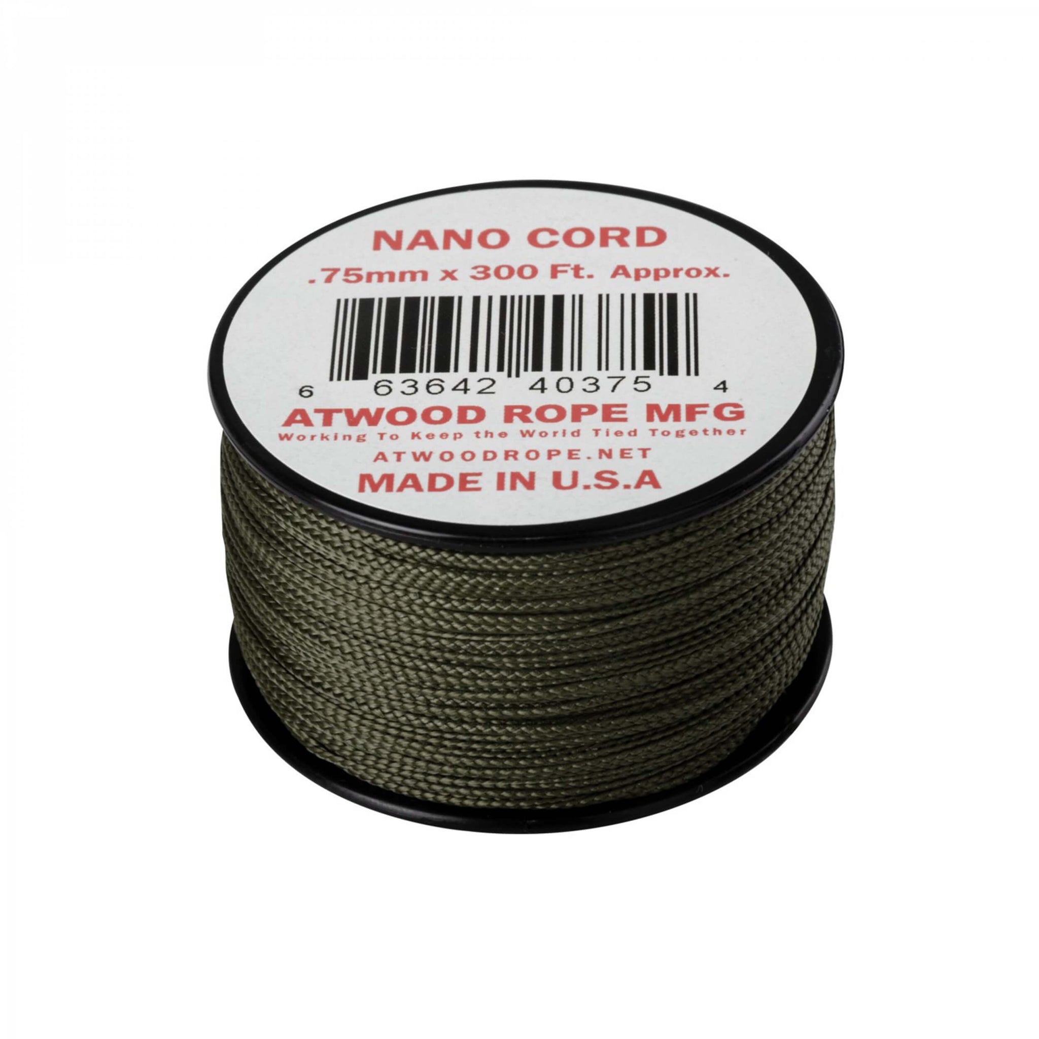 Atwood Rope Nano Cord 91,4 m olive drab