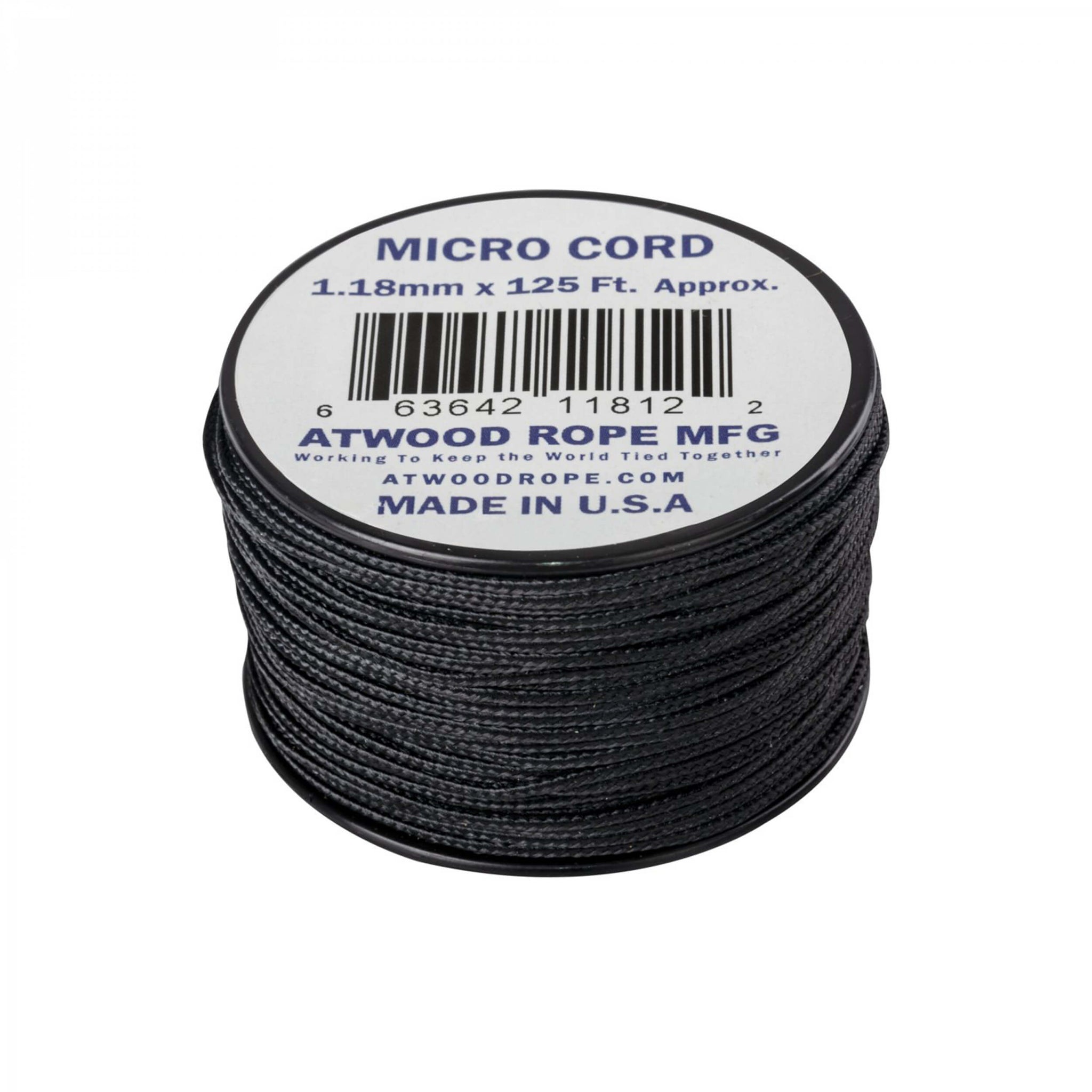 Atwood Rope Micro Cord 38 m black