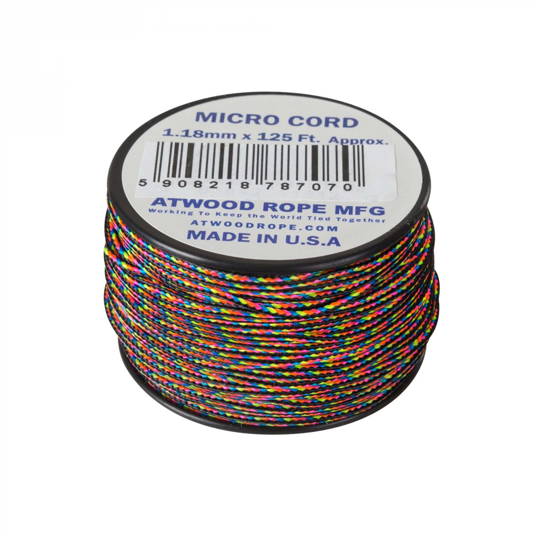 Atwood Rope Micro Cord Schnur 38m dark stripes