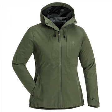 Pinewood Telluz rain jacket women moss green