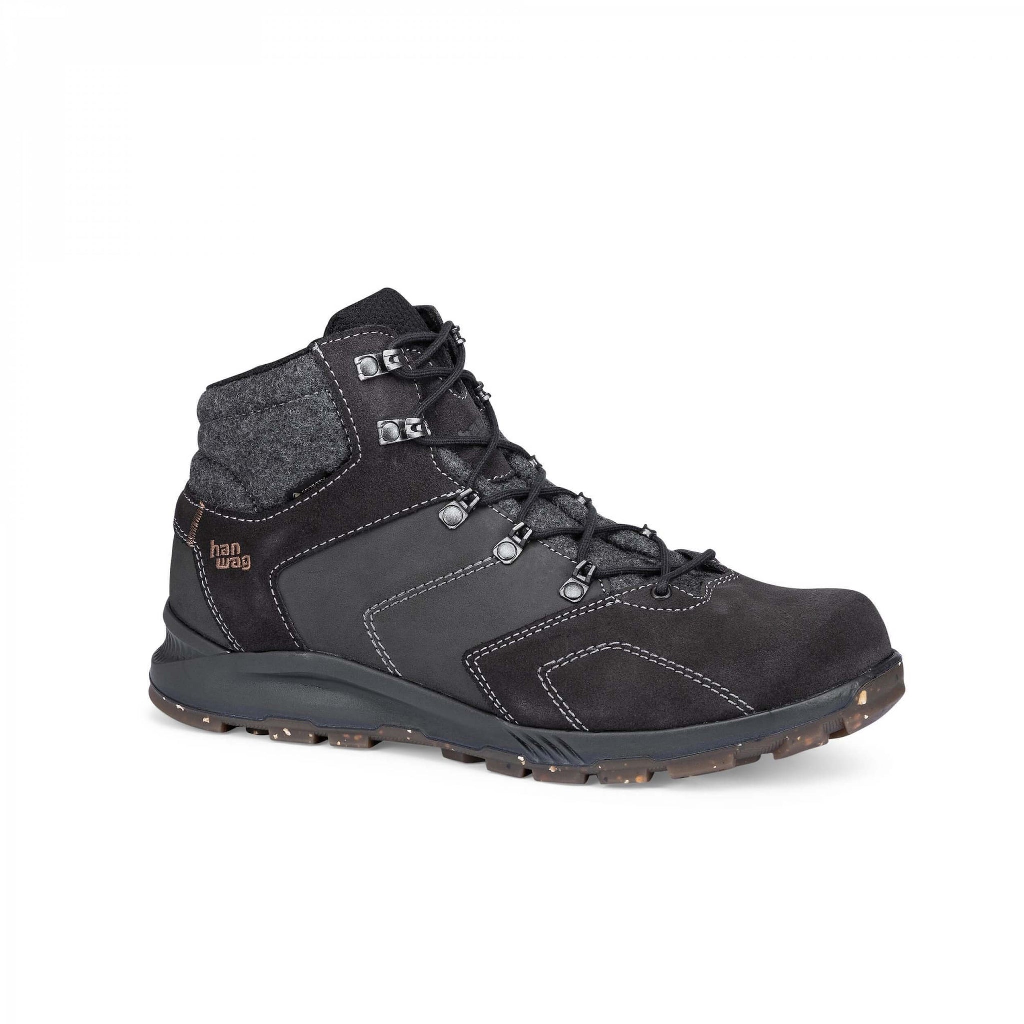 Hanwag Araio Mid GTX Winter Wanderstiefel black/ asphalt