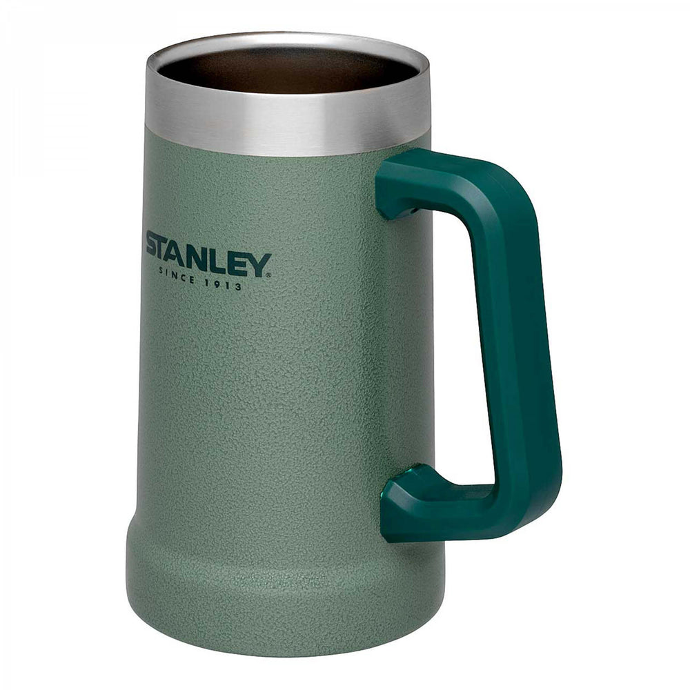 Stanley Big Grip Beer Stein beer mug 0.7L hammertone green