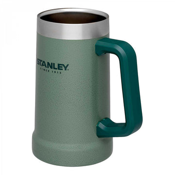 Stanley Big Grip Beer Stein beer mug 0.7L hammertone green