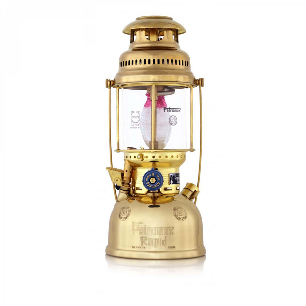 Petromax petroleum lamp HK500/829 brass