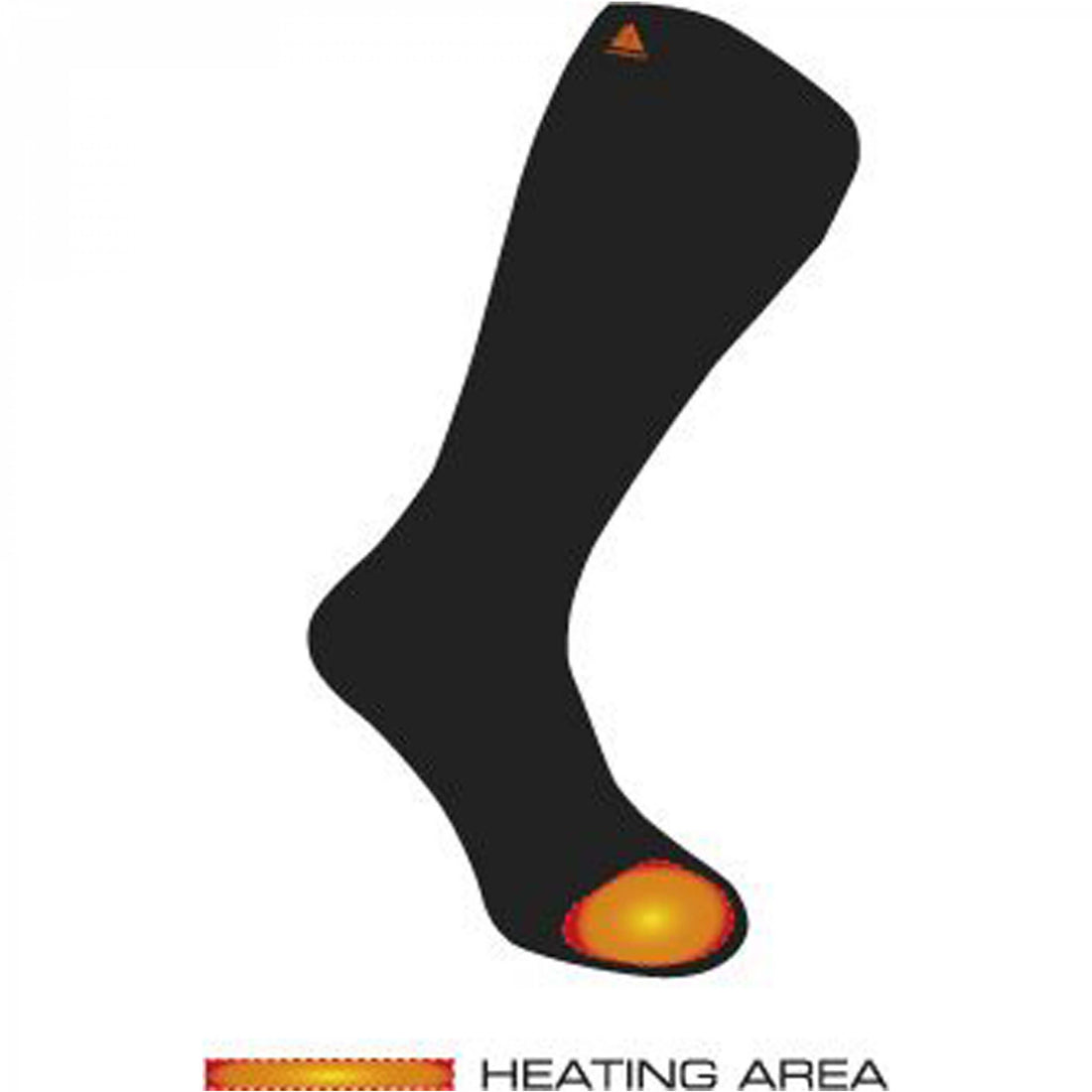 ALPENHEAT heating socks FIRE-SOCKS AJ26RC black/orange