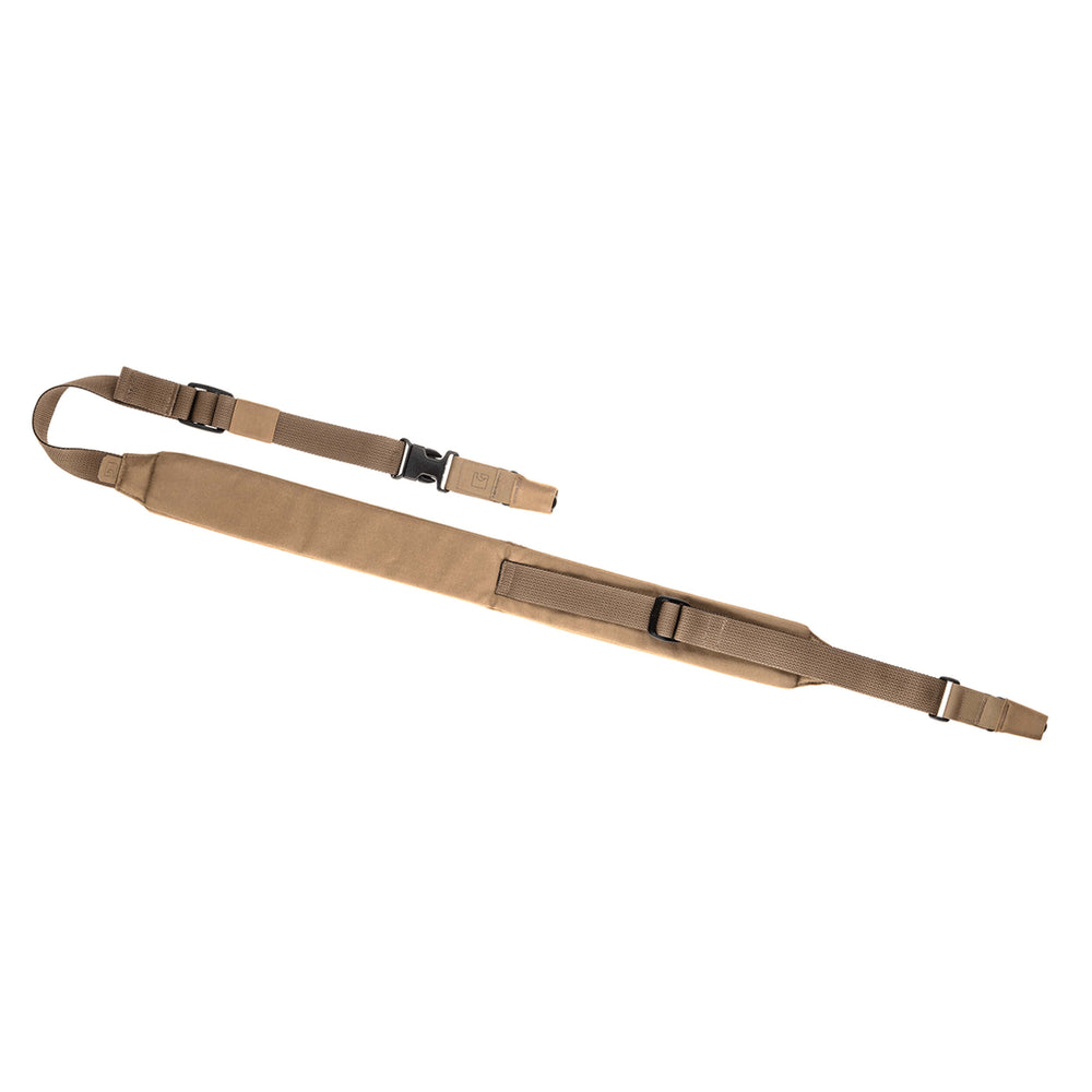 Clawgear Sniper Rifle Padded 2-Point Sling Snap Hook coyote