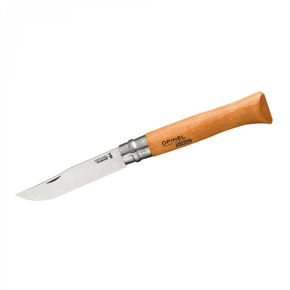 Opinel No. 12 pocket knife, carbon beech, natural