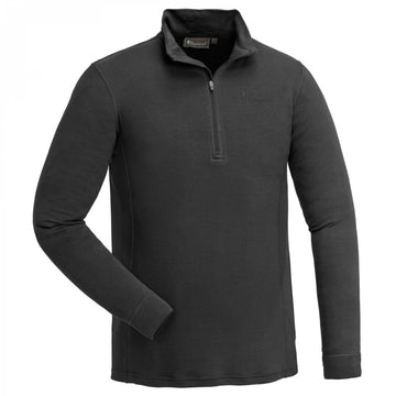 Pinewood Abisko Merino Half-Zip Shirt Men black