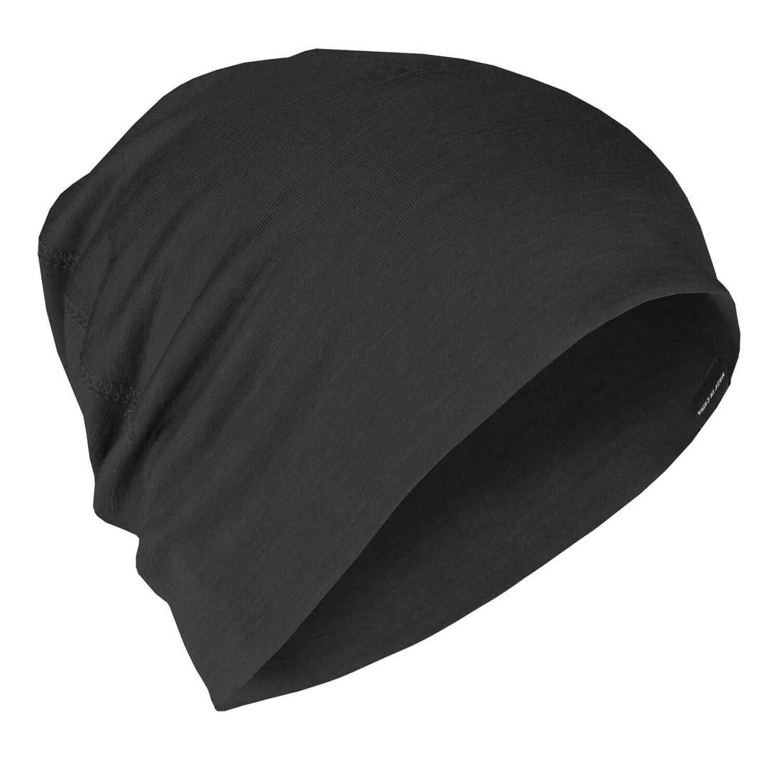 AB Beanie Lite Merino schwarz